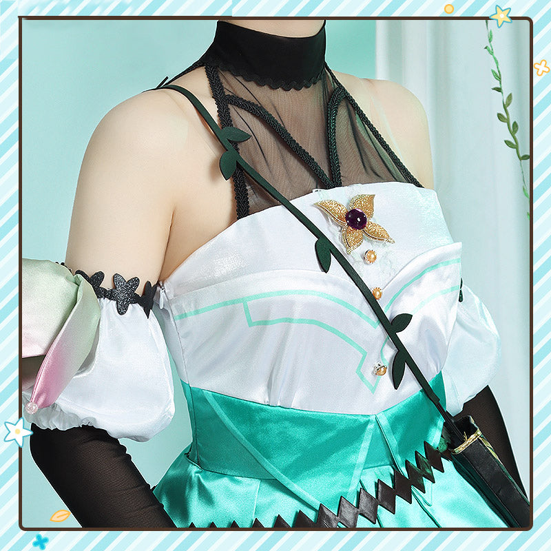 Virtual YouTuber Nijisanji LazuLight Pomu Rainpuff Cosplay Costume