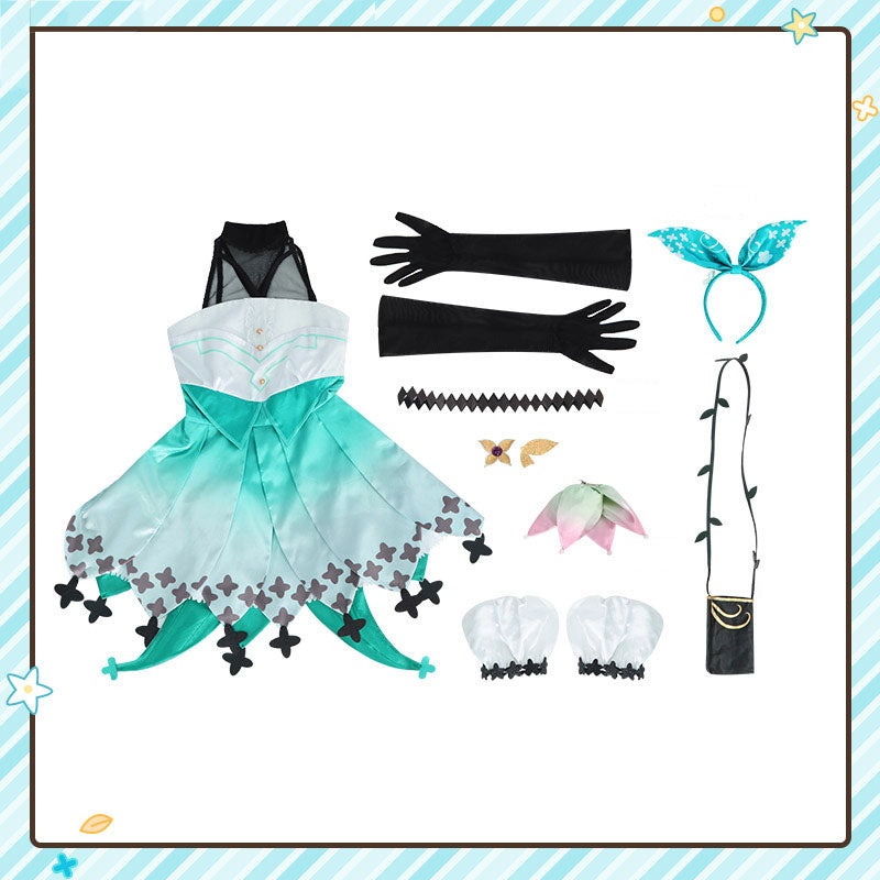 Virtual YouTuber Nijisanji LazuLight Pomu Rainpuff Cosplay Costume