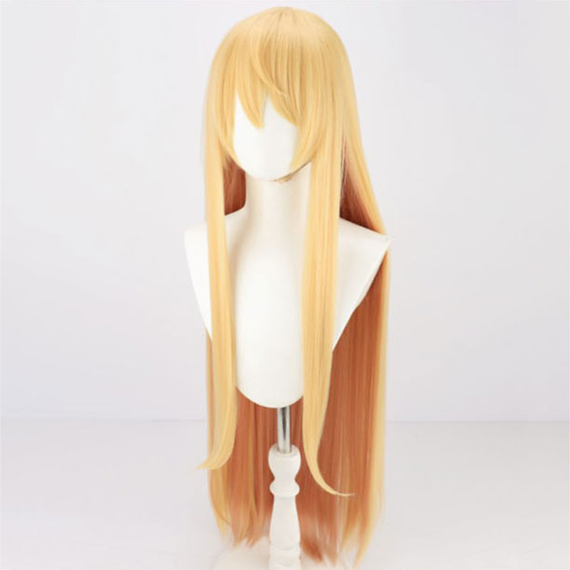 Virtual YouTuber Nijisanji LazuLight Pomu Rainpuff Golden Cosplay Wig
