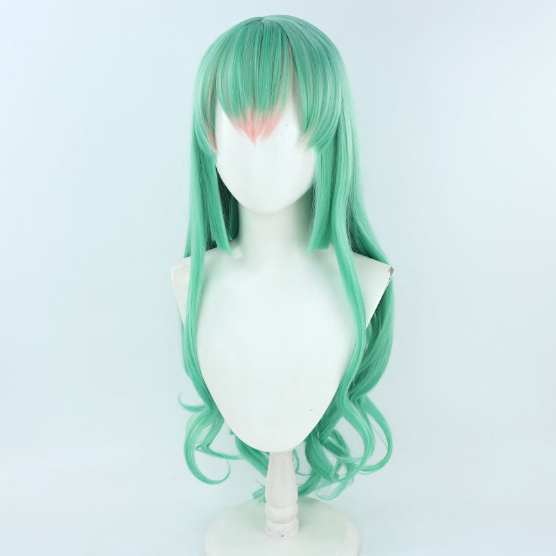 Virtual YouTuber Nijisanji LazuLight Portrait Finana Ryugu Green Cosplay Wig B Edition