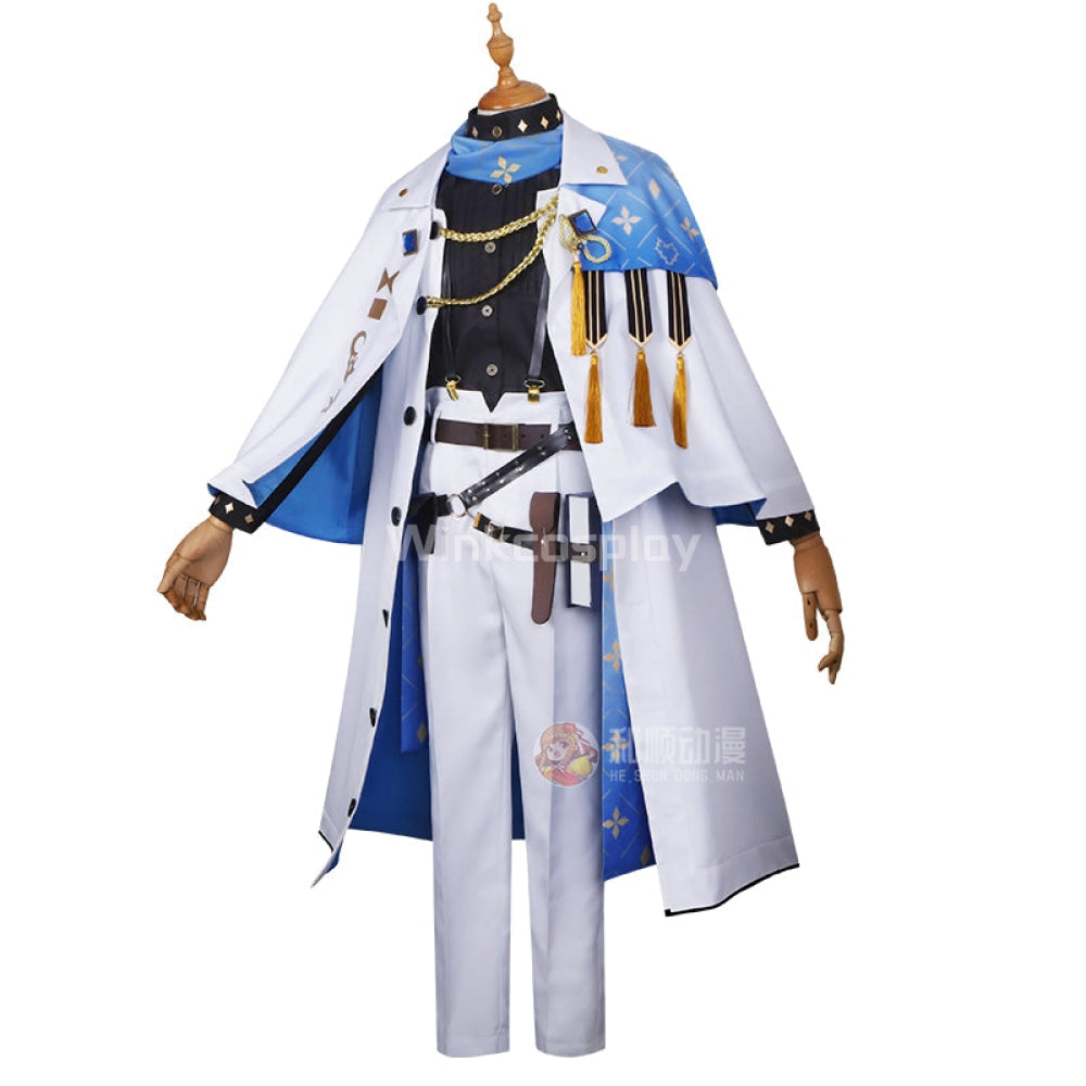 Virtual YouTuber Nijisanji Luxiem Ike Eveland Cosplay Costume