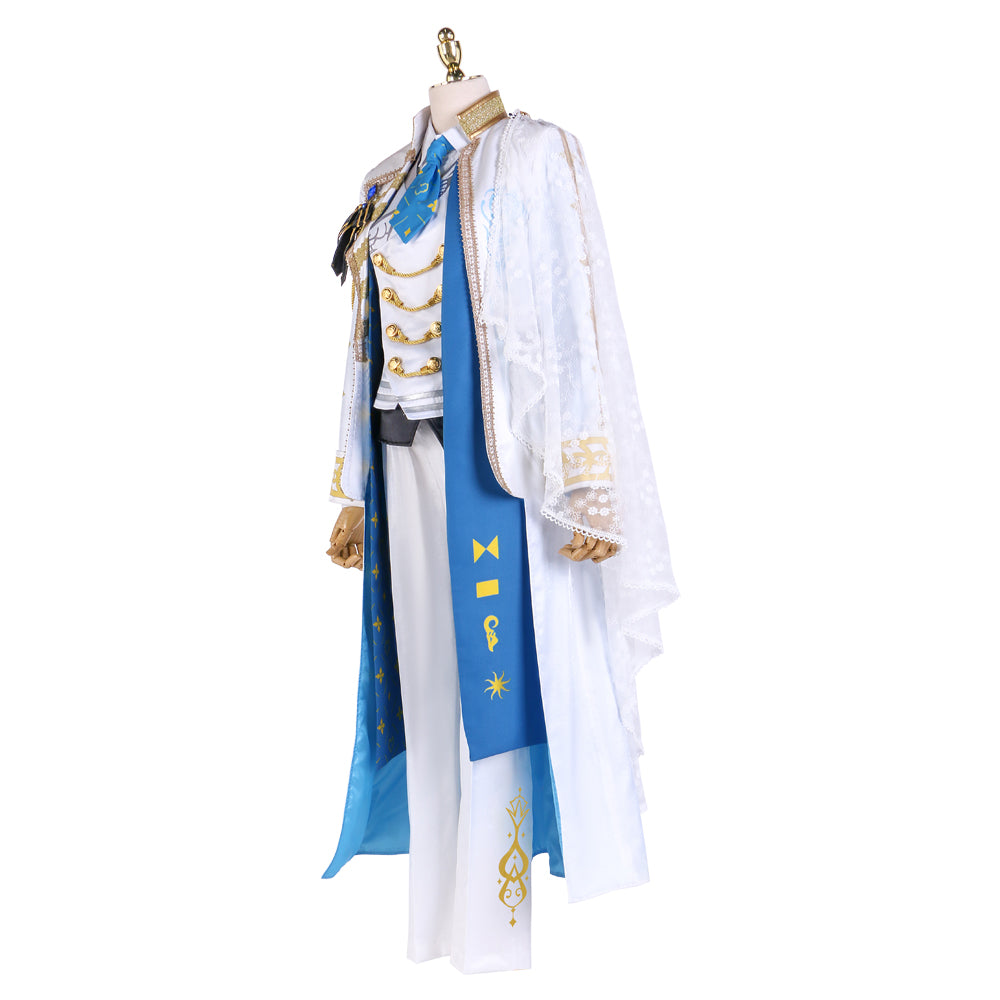Virtual YouTuber Nijisanji Luxiem Ike Eveland Half Anniversary Cosplay Costume