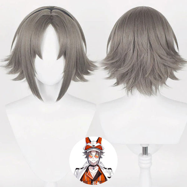 Virtual YouTuber Nijisanji Luxiem Mysta Rias Gray Cosplay Wig