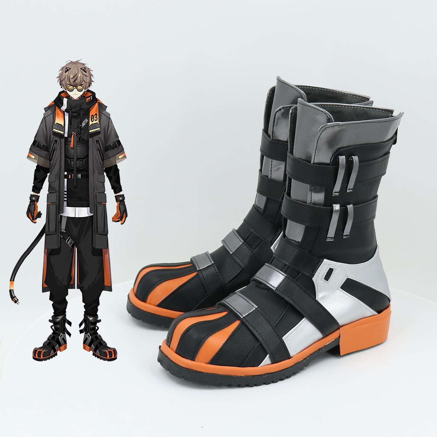 Virtual YouTuber Noctyx Alban Knox Cosplay Shoes