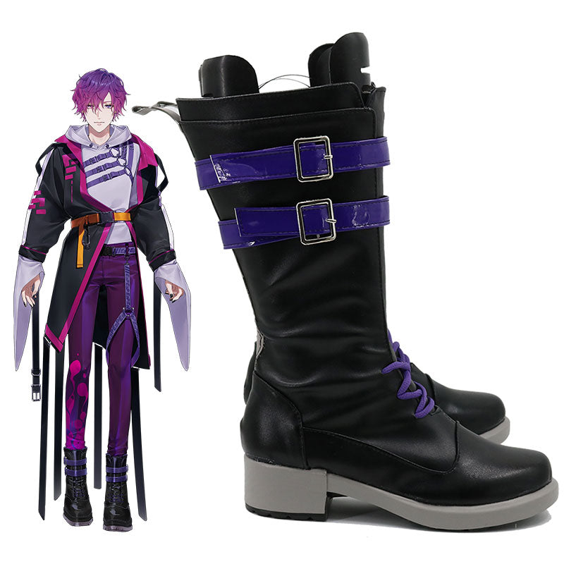 Virtual YouTuber Noctyx Uki Violeta Cosplay Shoes