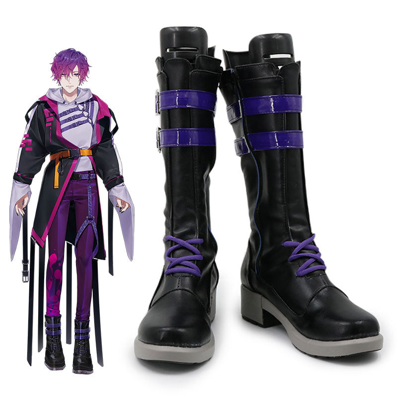 Virtual YouTuber Noctyx Uki Violeta Cosplay Shoes