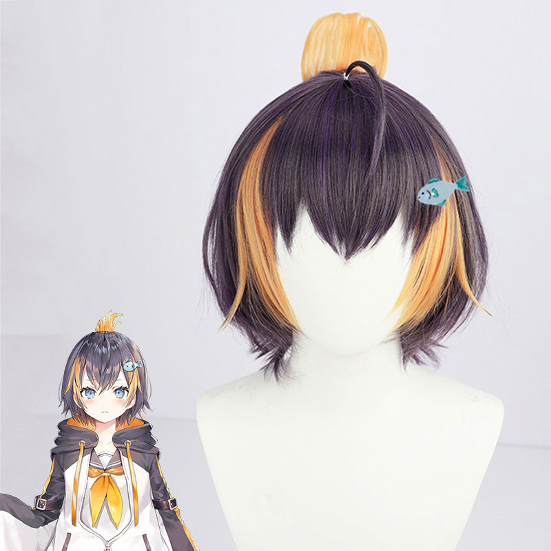 Virtual YouTuber Nijisanji OBSYDIA Petra Gurin Cosplay Wig