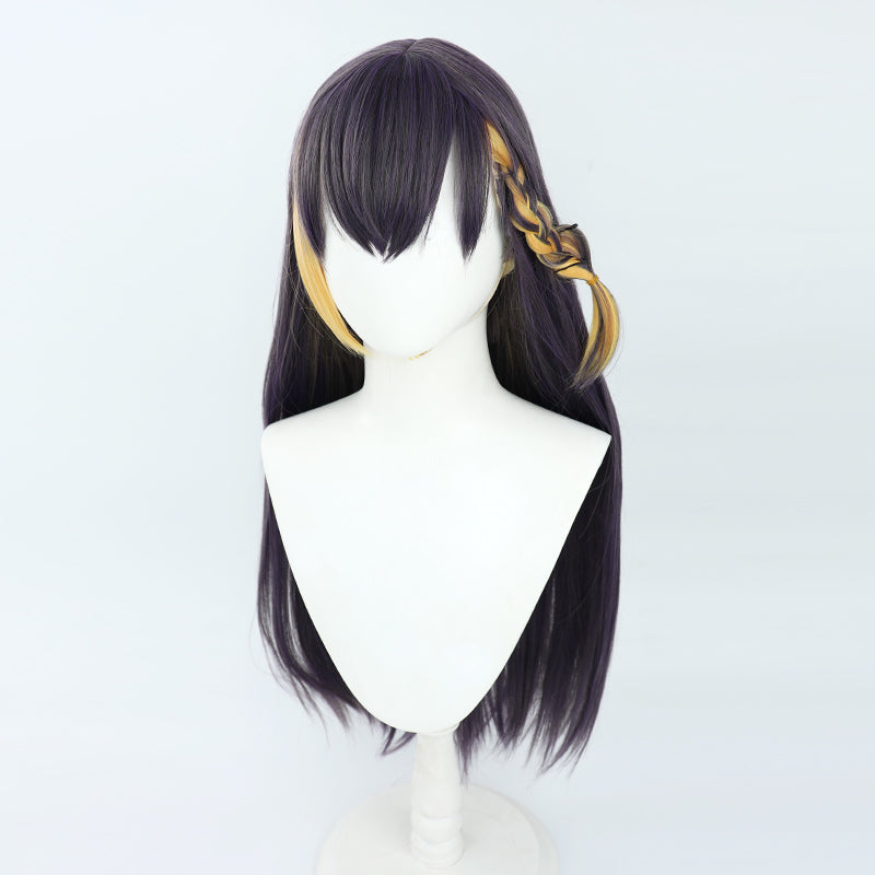 Virtual YouTuber Nijisanji OBSYDIA Petra Gurin Combat Idol Long Wig Cosplay Wig