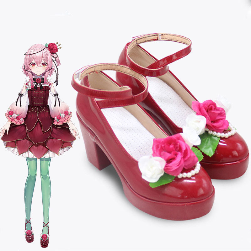 Virtual YouTuber Nijisanji OBSYDIA Rosemi Lovelock Cosplay Shoes