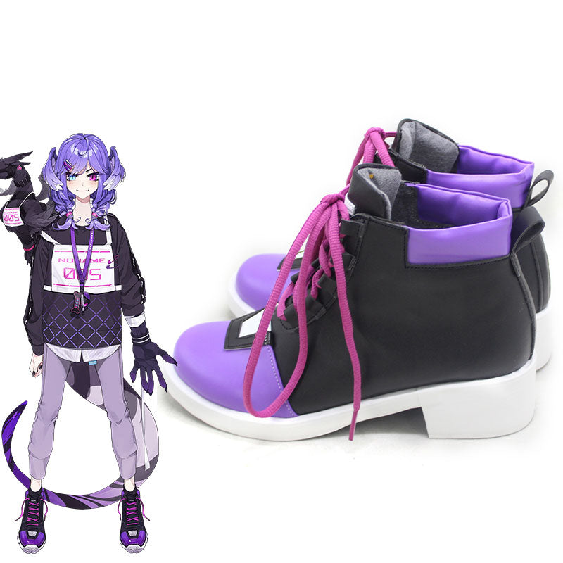 Virtual YouTuber Nijisanji OBSYDIA Selen Tatsuki Cosplay Shoes