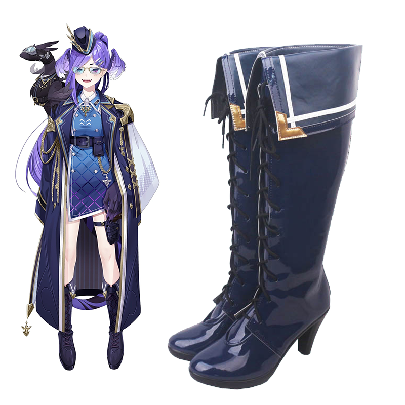 Virtual YouTuber Nijisanji OBSYDIA Selen Tatsuki Shoes Cosplay Boots