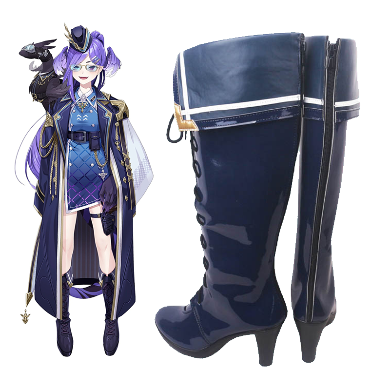 Virtual YouTuber Nijisanji OBSYDIA Selen Tatsuki Shoes Cosplay Boots