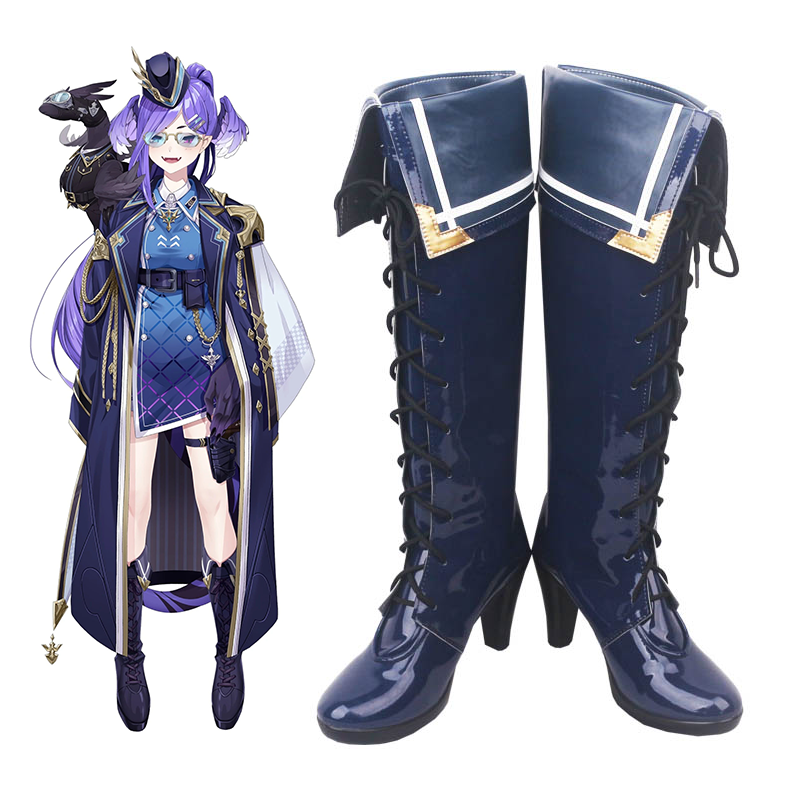 Virtual YouTuber Nijisanji OBSYDIA Selen Tatsuki Shoes Cosplay Boots