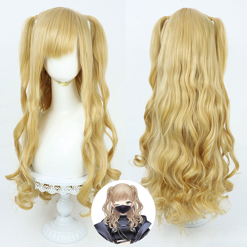 Virtual YouTuber Sister Claire Golden Cosplay Wig
