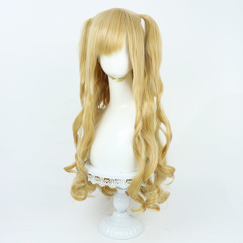 Virtual YouTuber Sister Claire Golden Cosplay Wig