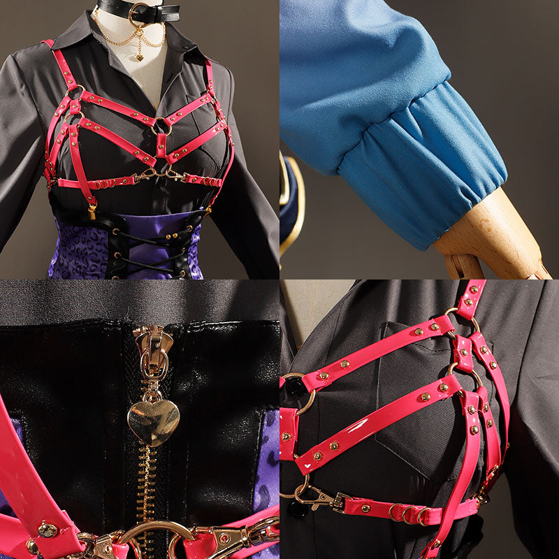 Virtual YouTuber Nijisanji XSOLEIL Meloco Kyoran Cosplay Costume