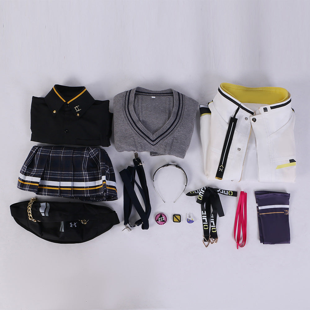 Virtual YouTuber Nijisanji XSOLEIL Zaion LanZa Cosplay Costume