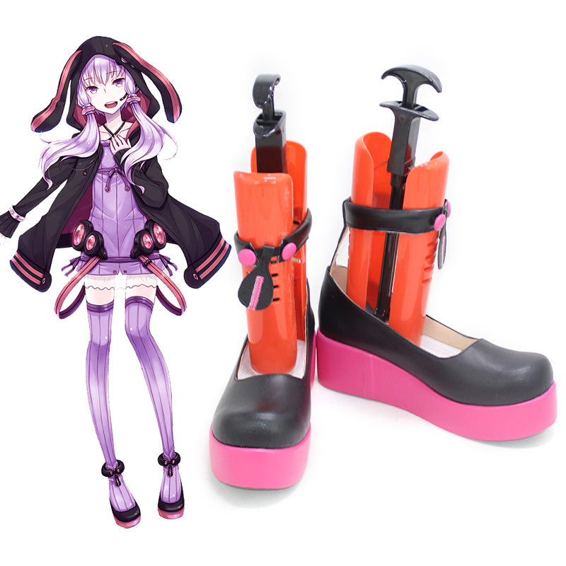 Vocaloid 3 Yuzuki Yukari Shoes Cosplay Shoes