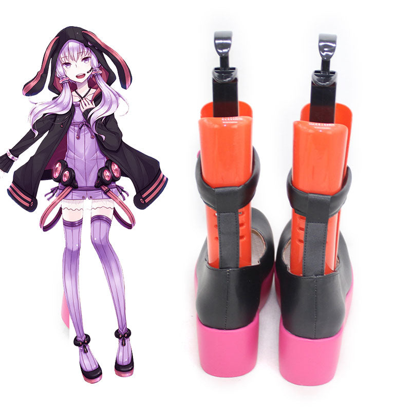 Vocaloid 3 Yuzuki Yukari Shoes Cosplay Shoes