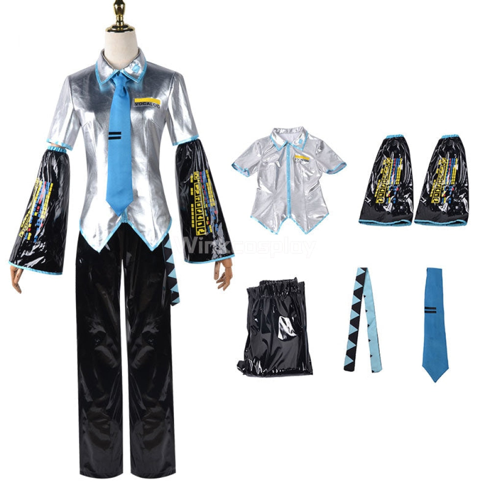 Vocaloid Hatsune Miku Male Cosplay Costume