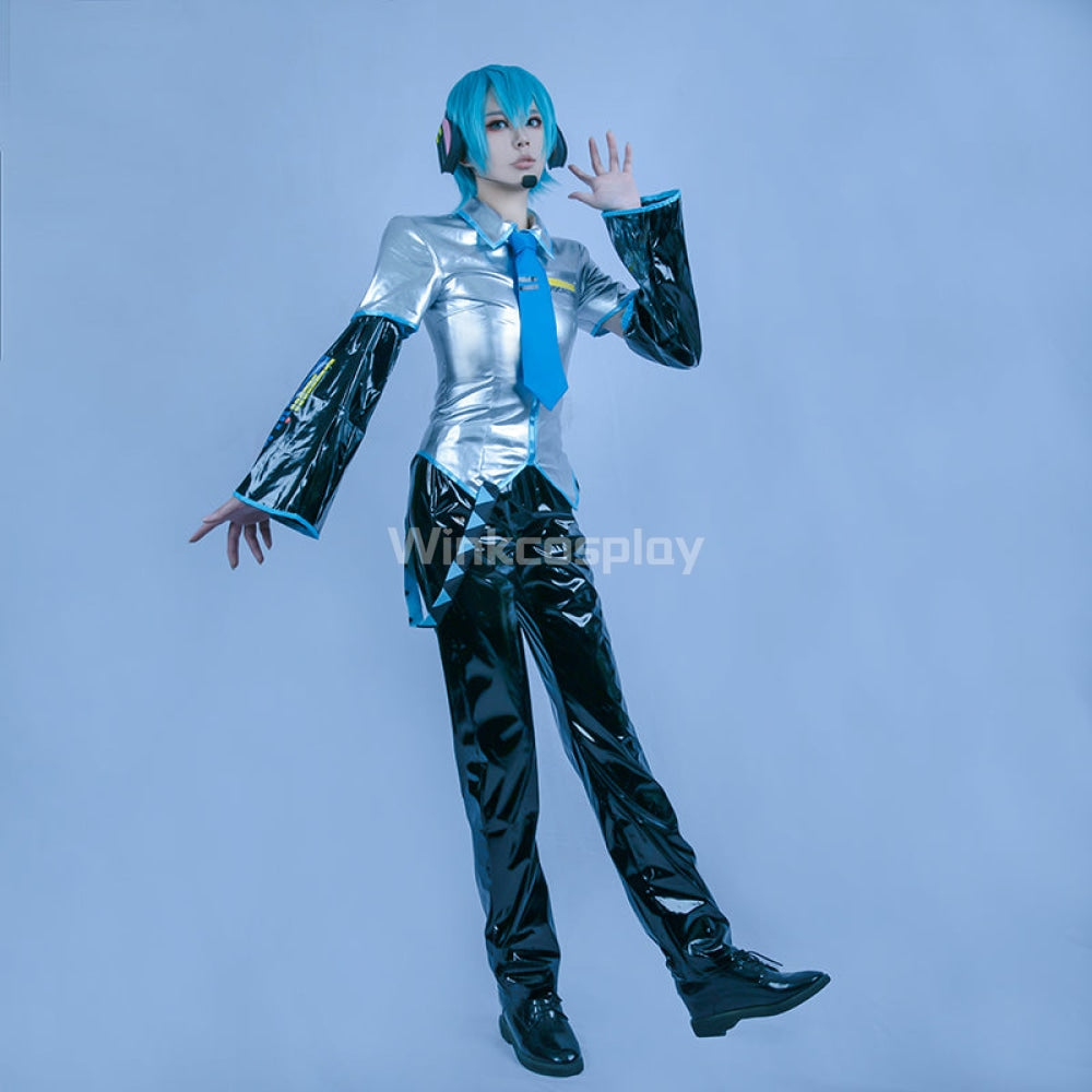 Vocaloid Hatsune Miku Male Cosplay Costume