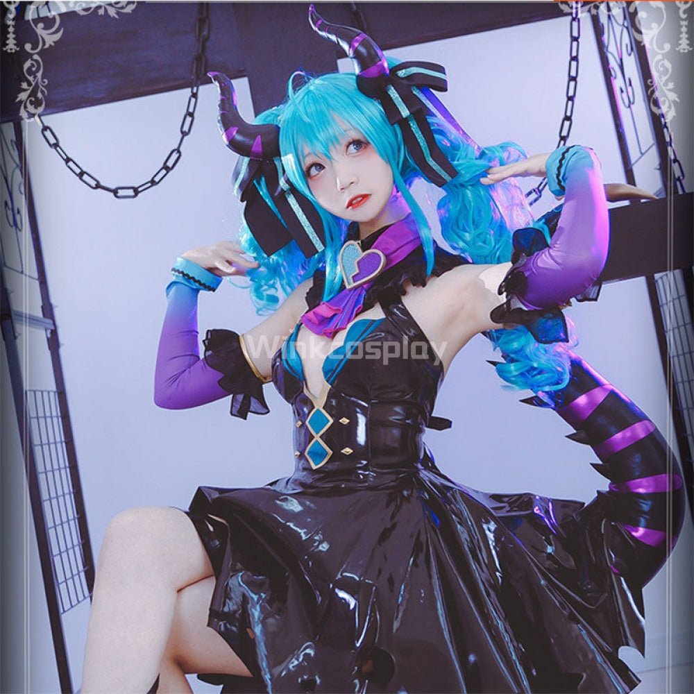 Vocaloid Little Devil Hatsune Miku Halloween Cosplay Costume