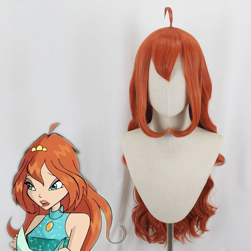 Winx Club Bloom Charmix Orange Cosplay Wig