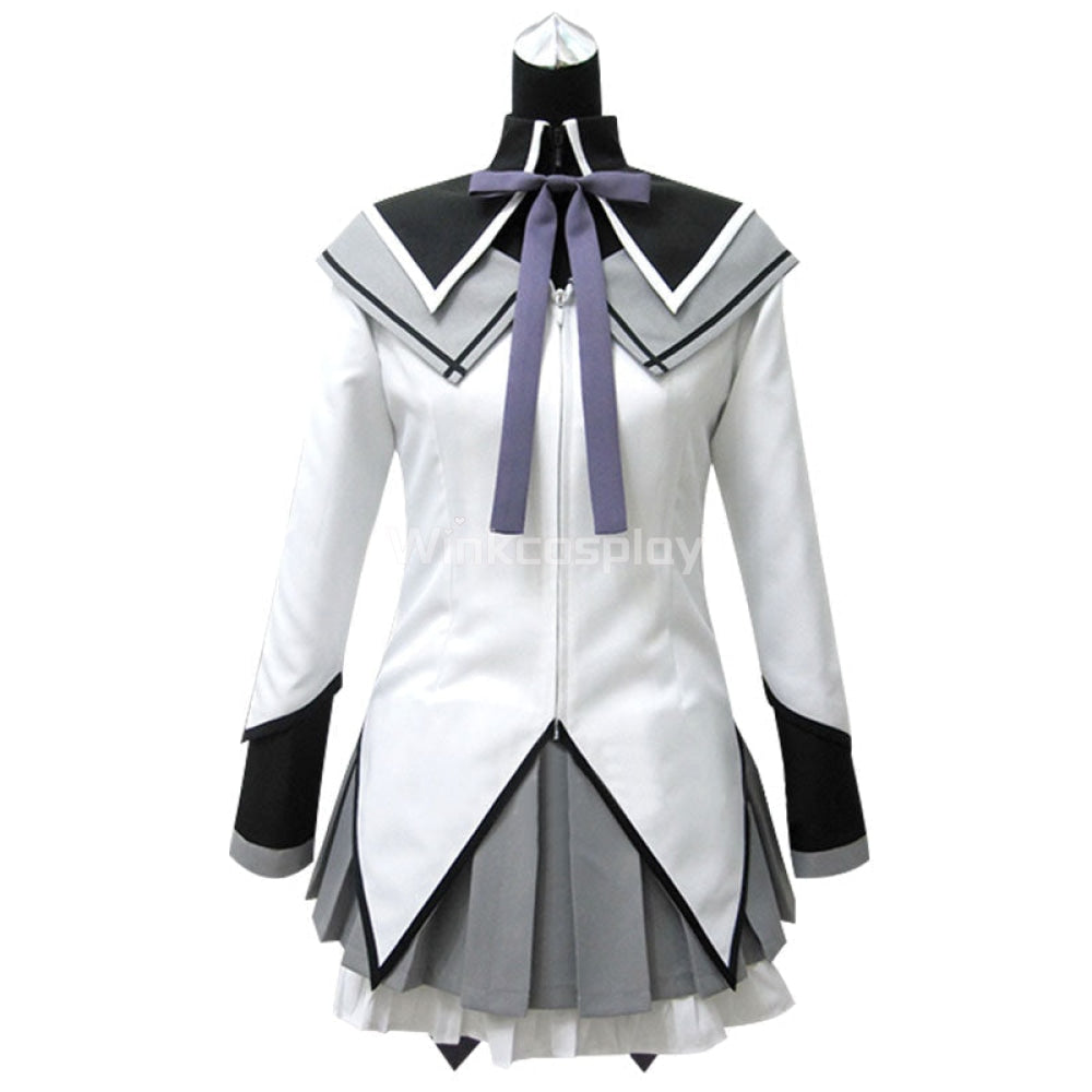 Puella Magi Madoka Magica Akemi Homura Cosplay Costume