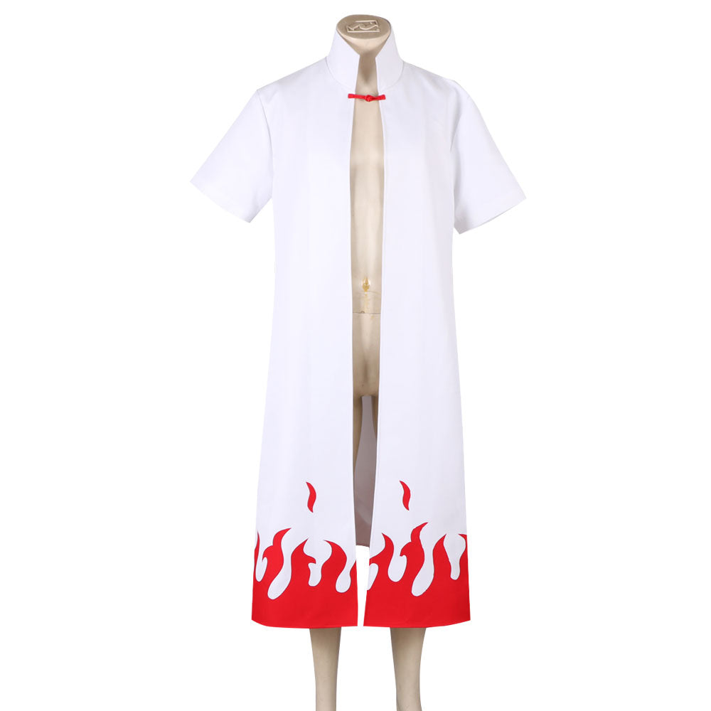 Yondaime 4th Hokage Hatake Kakashi from Naruto Halloween Coat Cosplay Costume - Winkcosplay