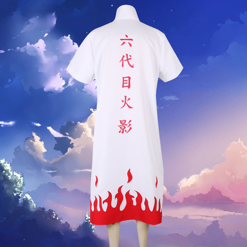 Yondaime 4th Hokage Hatake Kakashi from Naruto Halloween Coat Cosplay Costume - Winkcosplay