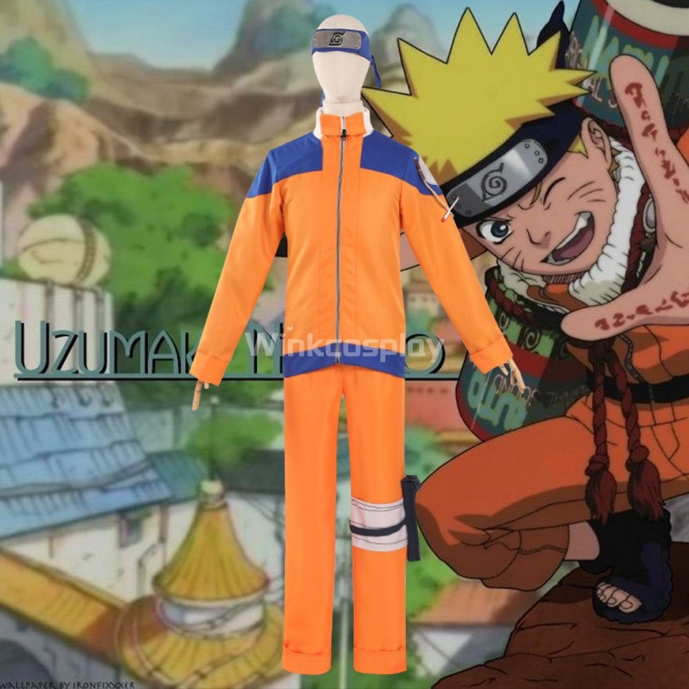Young Uzumaki Naruto from Naruto Halloween Cosplay Costume