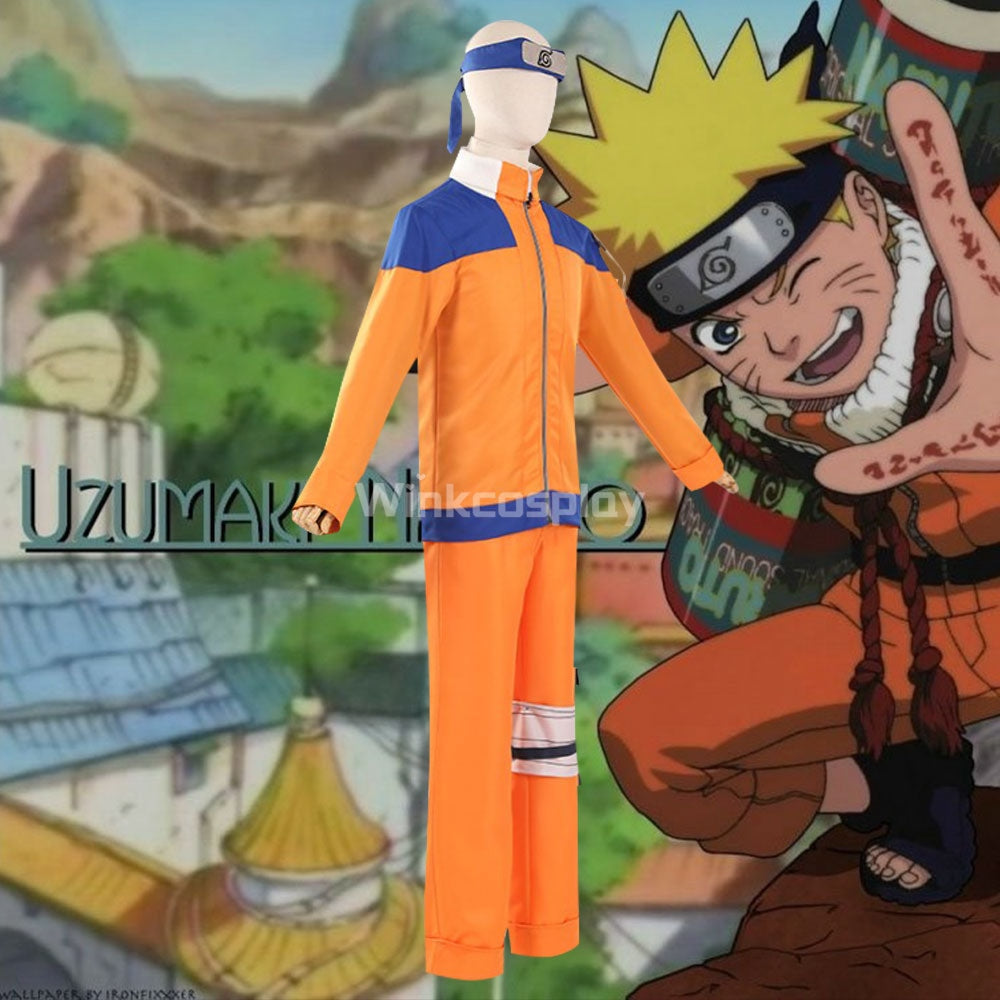 Young Uzumaki Naruto from Naruto Halloween Cosplay Costume