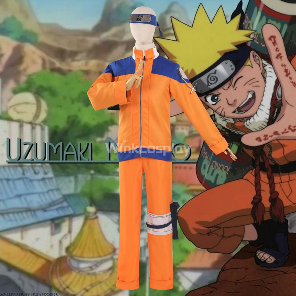 Young Uzumaki Naruto from Naruto Halloween Cosplay Costume