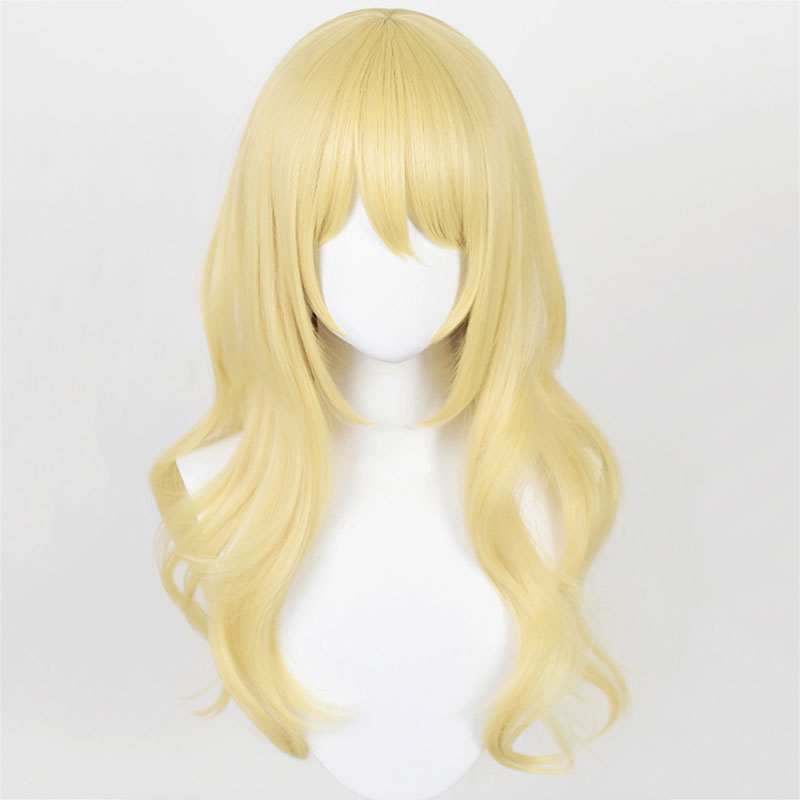 Your Lie in April Shigatsu wa Kimi no Uso Kaori Miyazono Golden Cosplay Wig B Edition