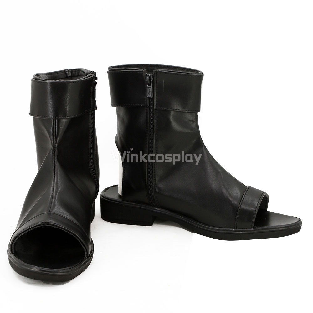 Yuuhi Kurenai from Naruto Halloween Black Cosplay Shoes