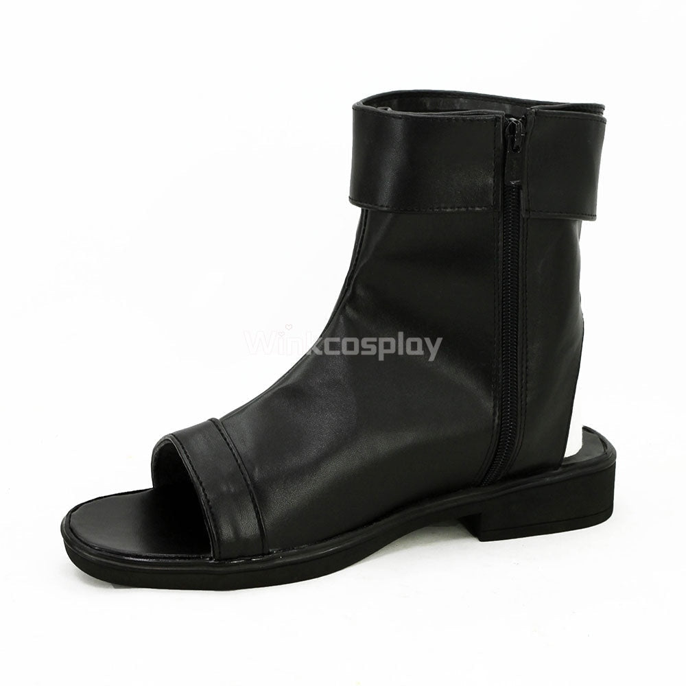 Yuuhi Kurenai from Naruto Halloween Black Cosplay Shoes