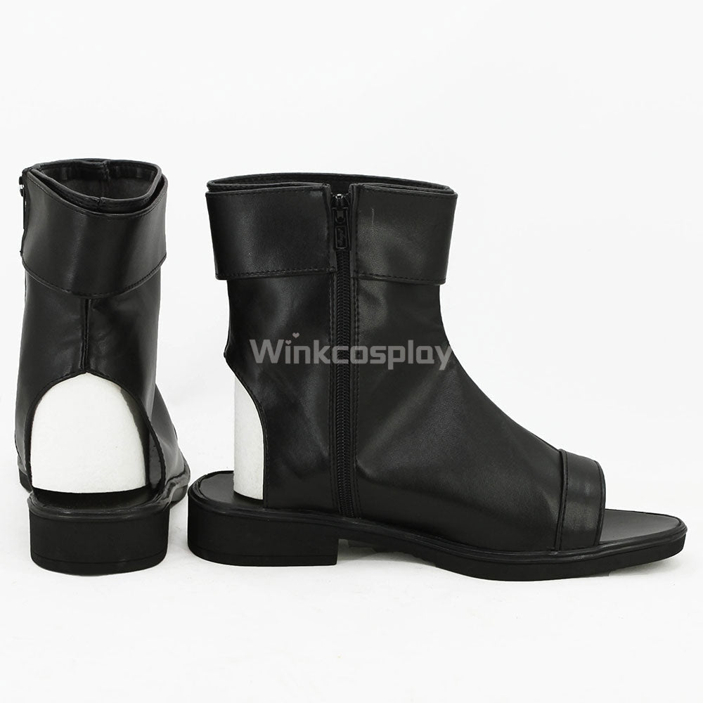 Yuuhi Kurenai from Naruto Halloween Black Cosplay Shoes